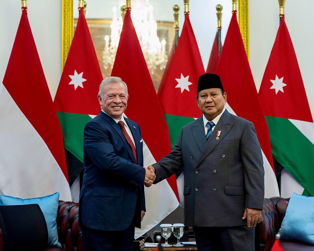 King, Indonesia president hold talks in Jakarta