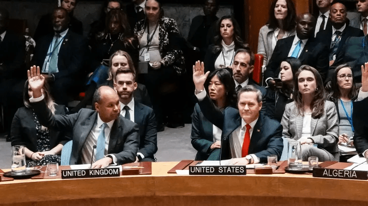 UN approves US plan authorizing an international stabilization force in Gaza