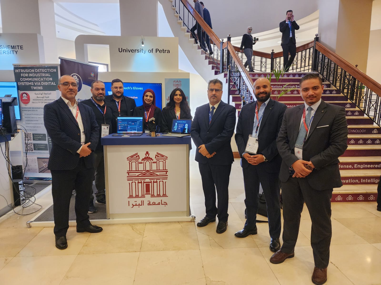 University of Petra showcases innovative projects at cybersecurity conference (C8 2025)