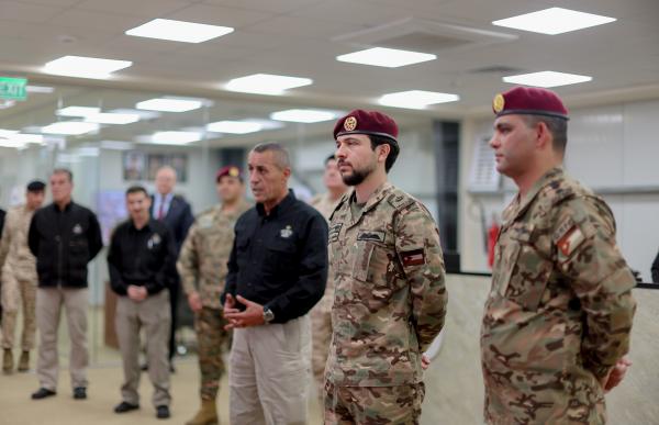 Crown Prince inaugurates C&C room at King Abdullah II Special Operations Training Centre