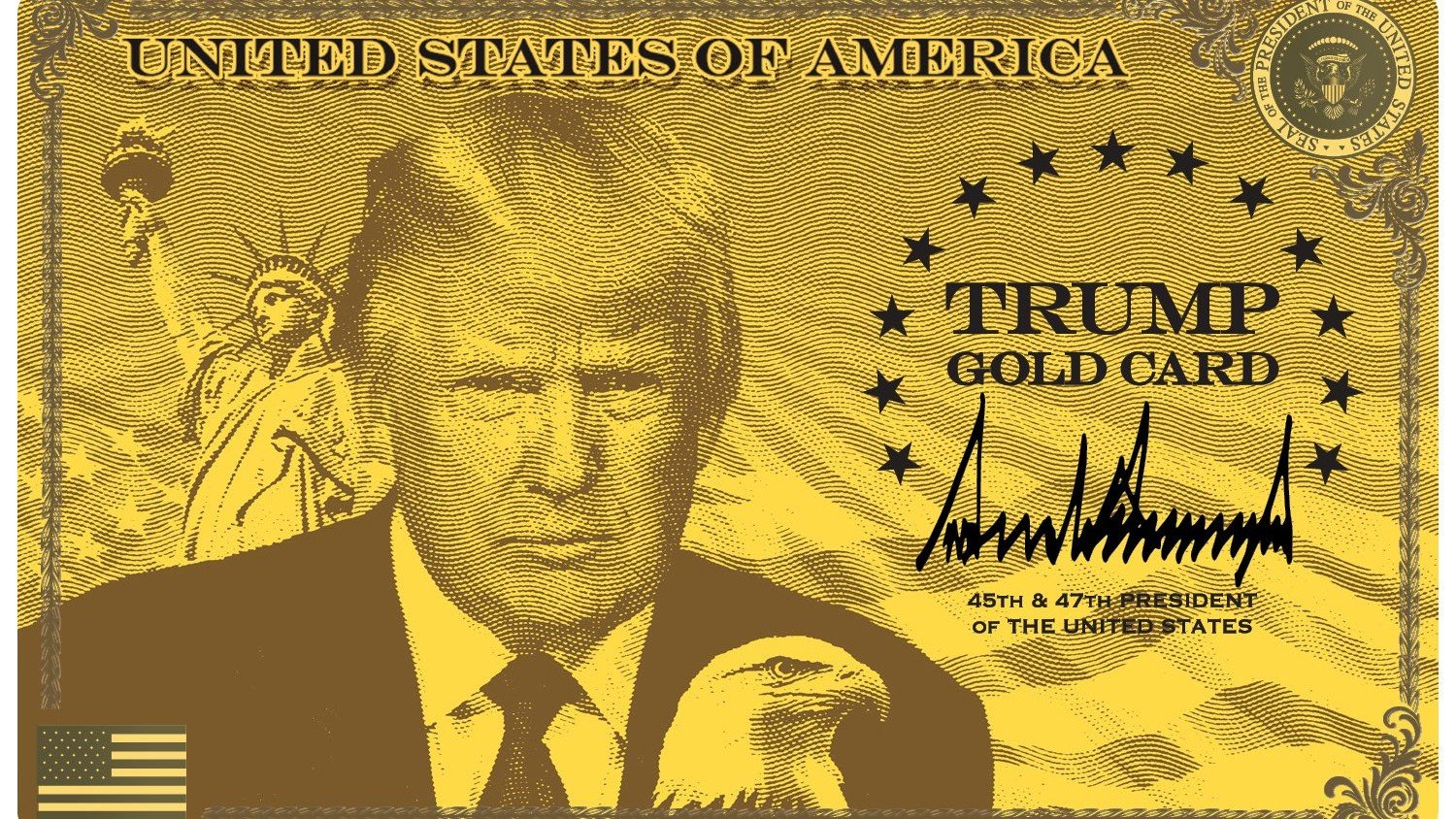 Trump launches gold card program for expedited visas with a $1 million price tag