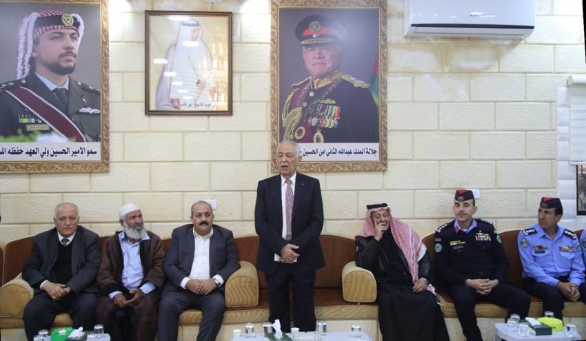 مندوبا عن الملك وولي العهد .. العيسوي يعزي الشلول والصبيحات والغزالي والعثمان