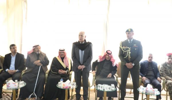 مندوبا عن الملك وولي العهد .. العيسوي يعزي الخريشا وعبيدات