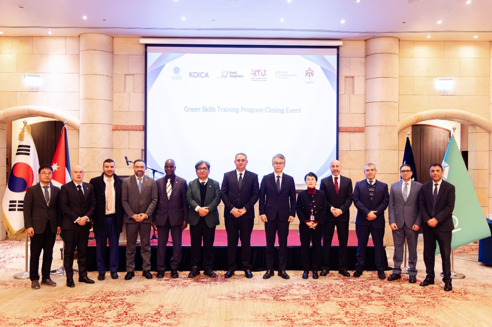 KOICA-funded green jobs training for refugees and host communities concludes in Jordan