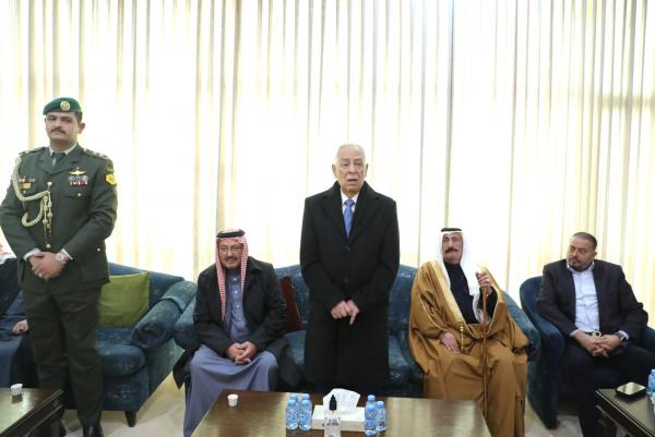 مندوبا عن الملك وولي العهد .. العيسوي يعزي القطارنة وزوغانه وأبوحمور والطوال