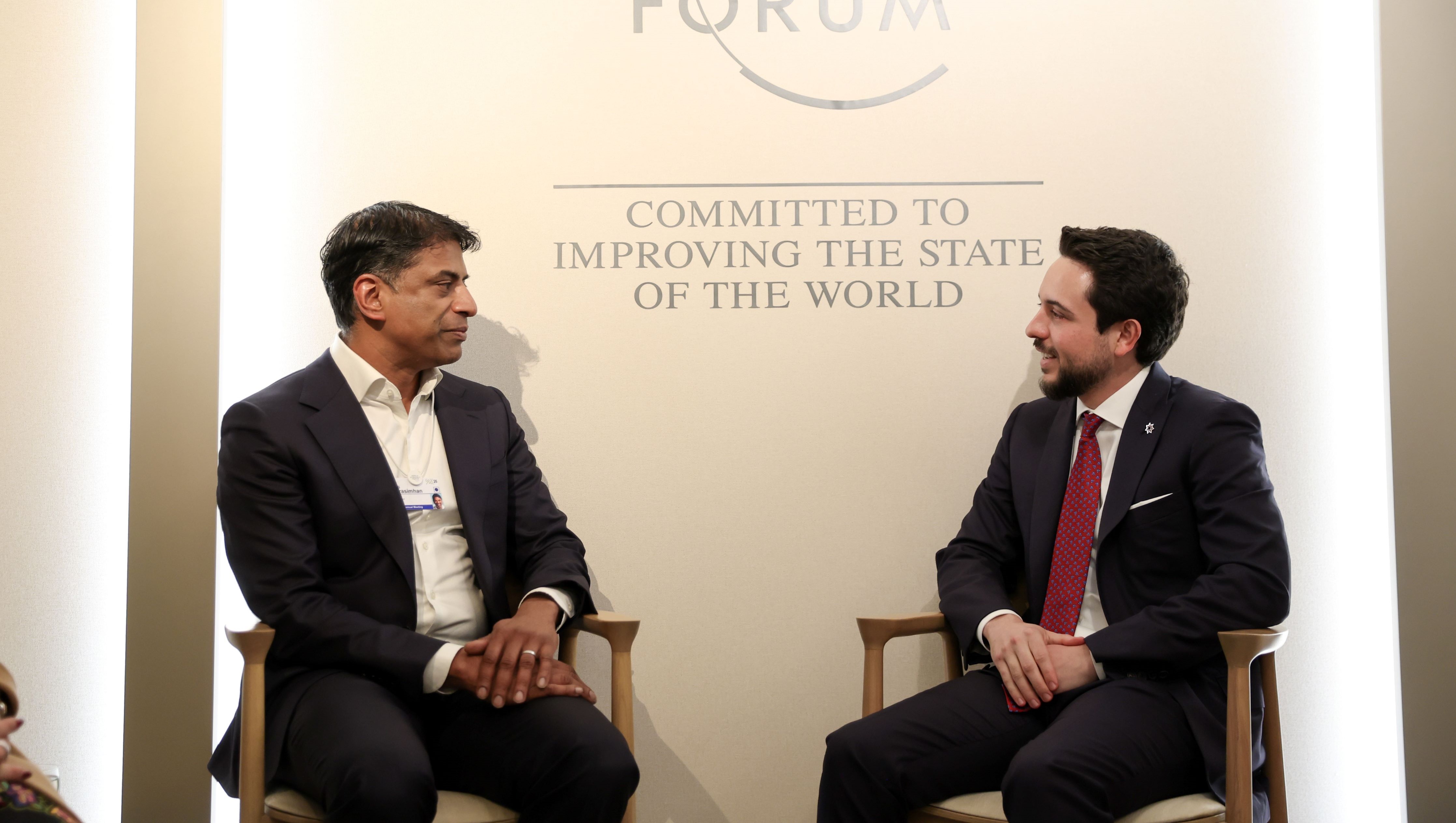 Crown Prince meets with Embraer CEO, heads of global companies