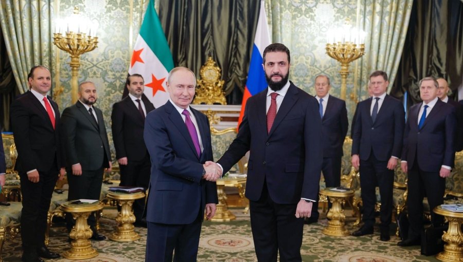 Syria’s al-Sharaa meets Putin as Russia seeks deal on military bases