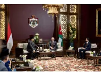 King, Indonesia president hold talks at Basman Palace