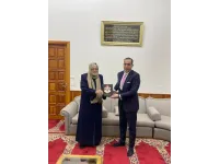 السفير القضاة يزور العلامة الرفاعي بدمشق