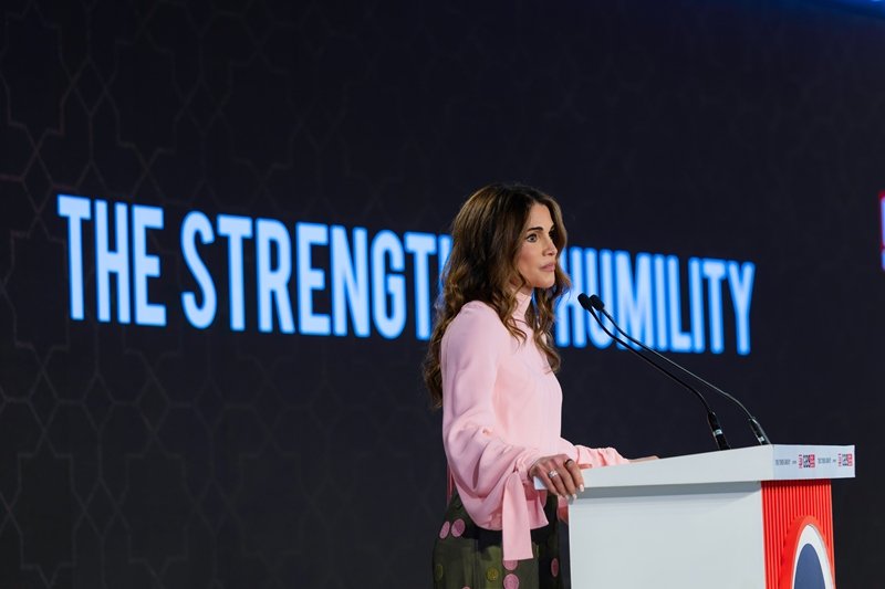 Queen Rania calls for humility in leadership at ET Now Global Business summit in India