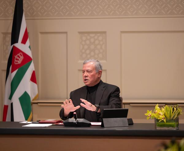 King meets with Jordan Press Association council members