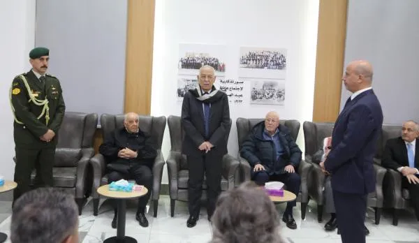 العيسوي يعزي الحديد وماضي والمجالي والخمايسة والريحاني