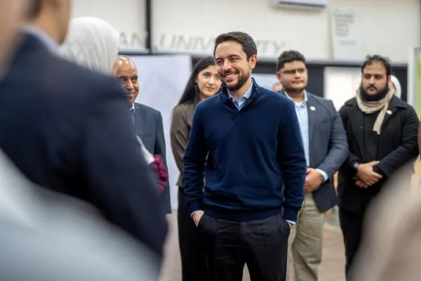Crown Prince visits German Jordanian University