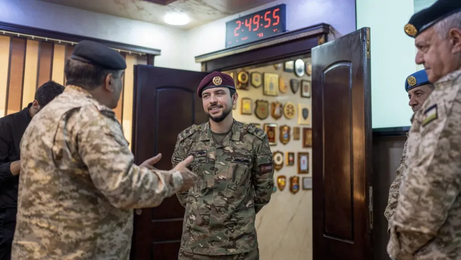 Crown Prince visits Royal Engineering Corps