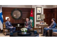 King, Finland president hold talks at Al Husseiniya Palace