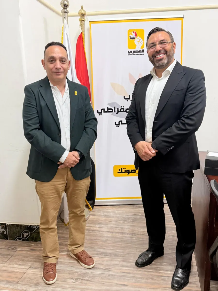 Ereifej meets Egyptian Social Democratic Party leaders in Cairo