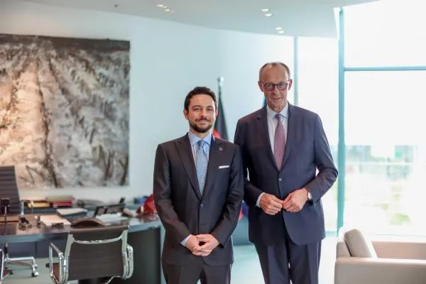 Crown Prince, German chancellor discuss cooperation, regional developments