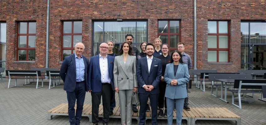 Crown Prince, Princess Rajwa visit one of Germany’s largest industrial, vocational training centres
