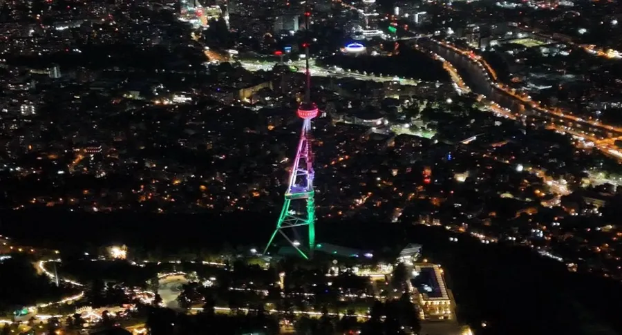Embassy of Georgia congratulates Jordan on 80th Independence anniversary, Tbilisi Tower lit in Jordanian colors