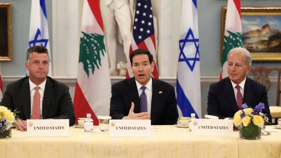Lebanese and Israeli officers meet, Aoun tells Rubio truce crucial to talks progress