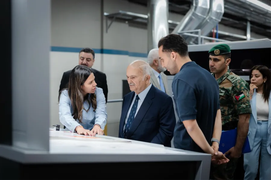 Prince Hassan visits Al Shurook as company highlights expansion, new technology