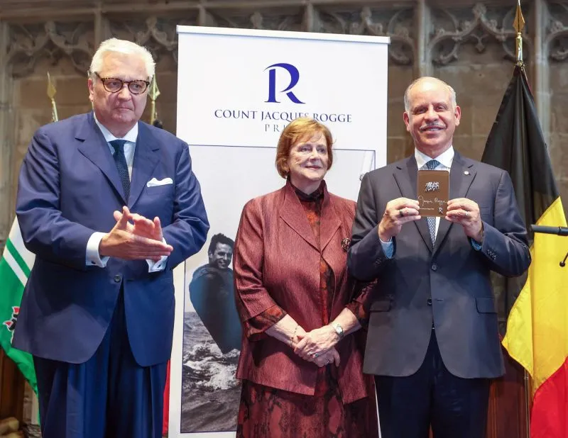 Prince Feisal receives prestigious Count Jacques Rogge Prize for Generations For Peace