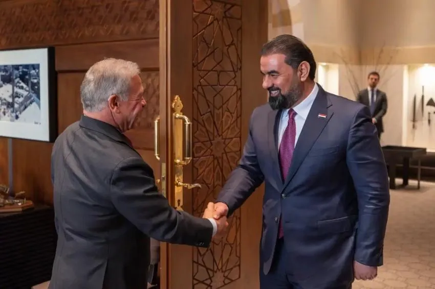 King receives Iraqi parliament speaker