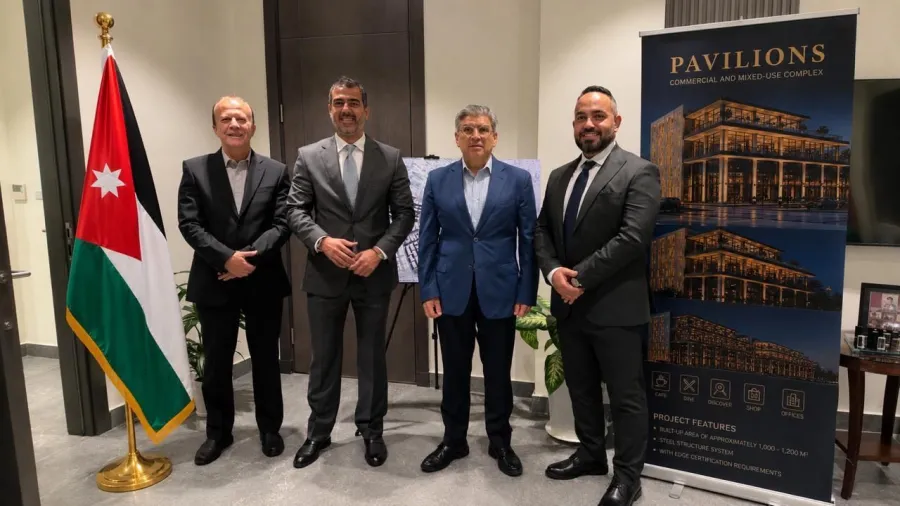 King Hussein Business Park, Luxury Pavilions sign agreement for mixed-use commercial complex