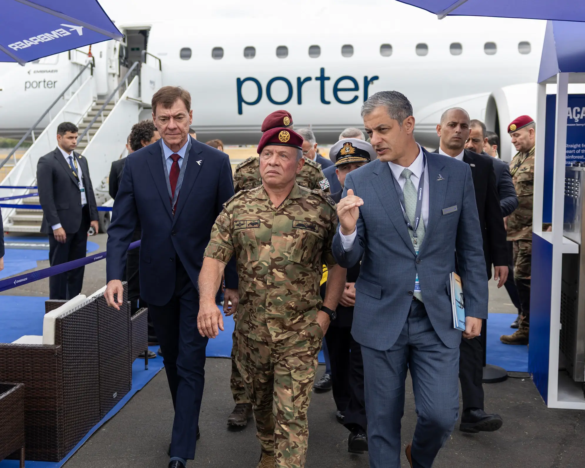 King visits Farnborough International Airshow 2026