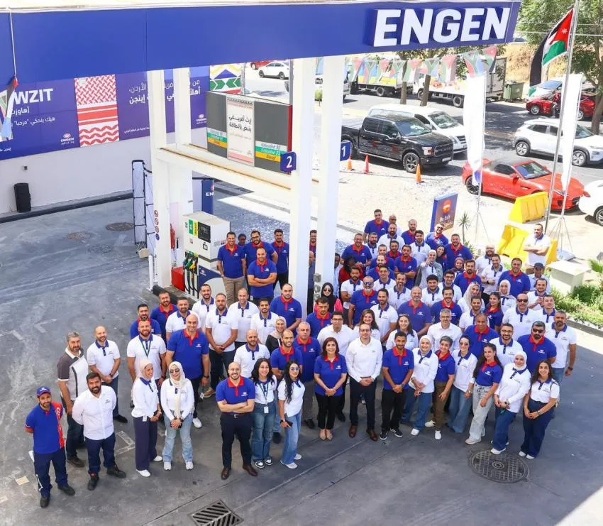 فيفو إنرجي الأردن تفتتح أول محطة "Engen" تجريبياً في وادي صقرة