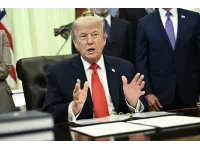 Trump says will demand conflict compensation from Iran