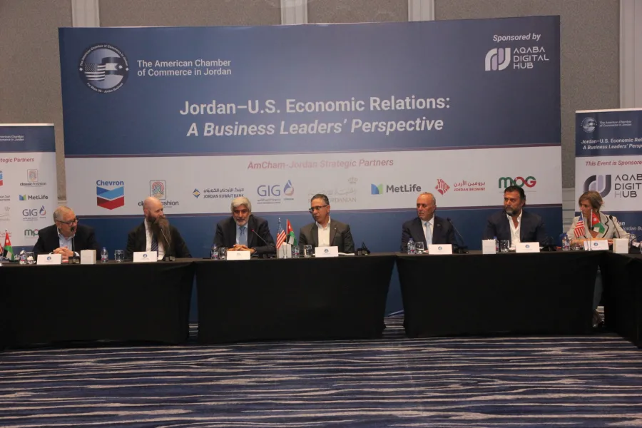 AmCham-Jordan hosts a dialogue on Jordan- U.S. wconomic relations