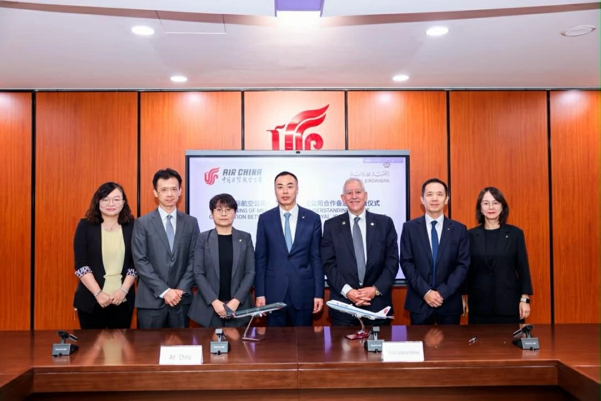 Royal Jordanian, Air China sign MoU to boost connectivity