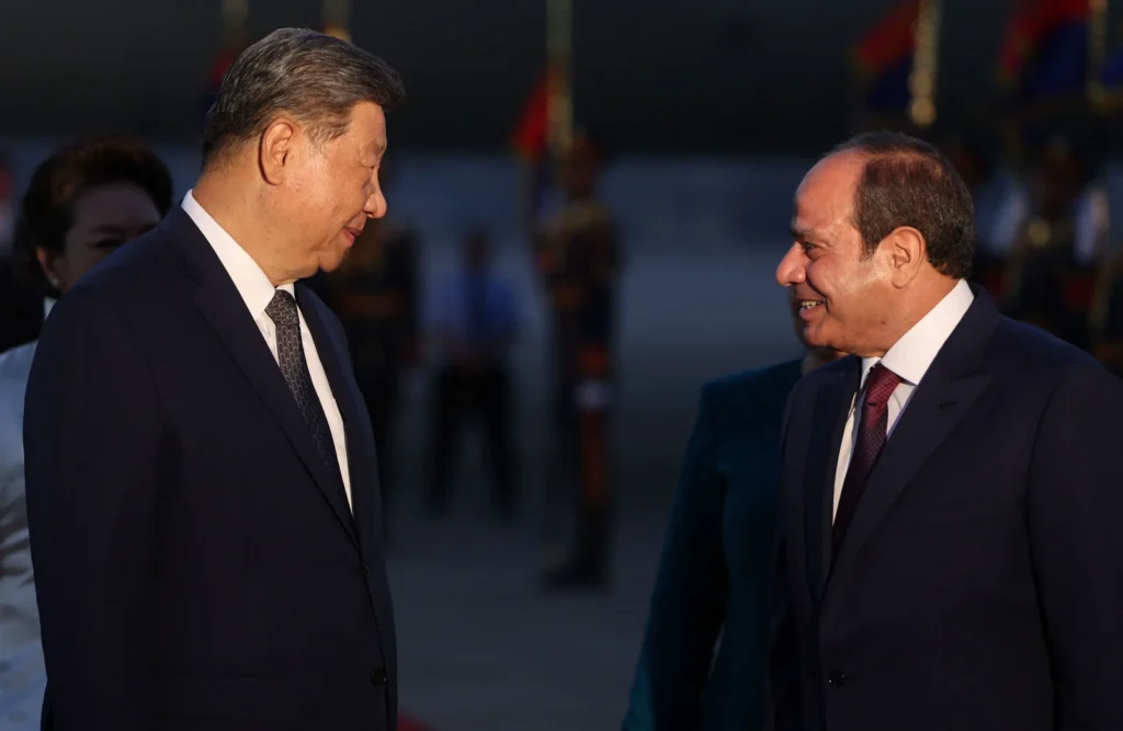 Xi tells Egypt’s El-Sisi ‘external interference’ in Mideast should be opposed