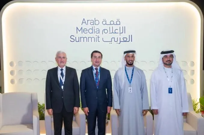 Azerbaijan’s Hajiyev highlights regional peace and partnerships at Arab Media Forum
