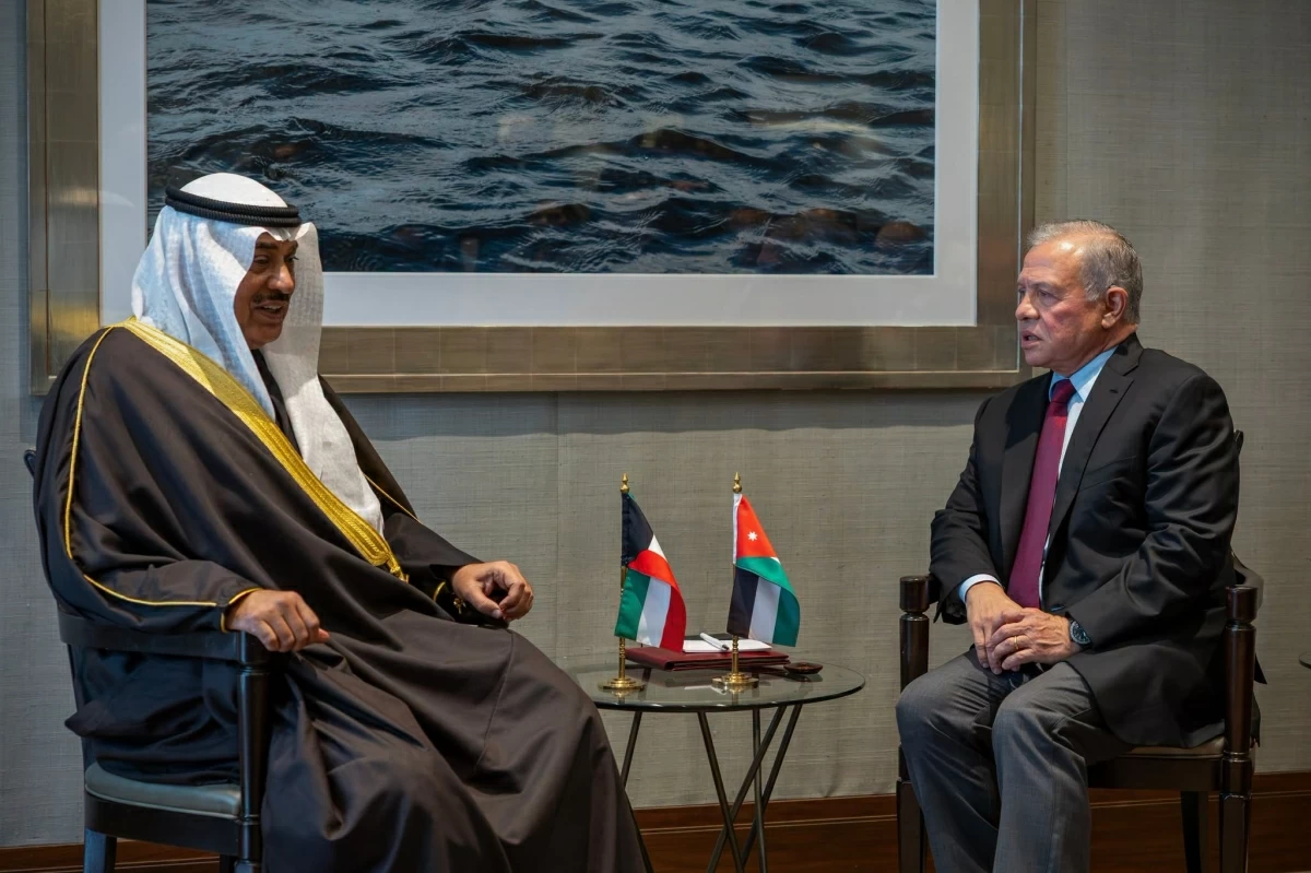King meets with Kuwait crown prince, Lebanon PM in New York