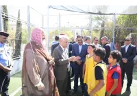العيسوي يتفقد مشاريع مبادرات ملكية في الزرقاء ويزور النادي القوقازي