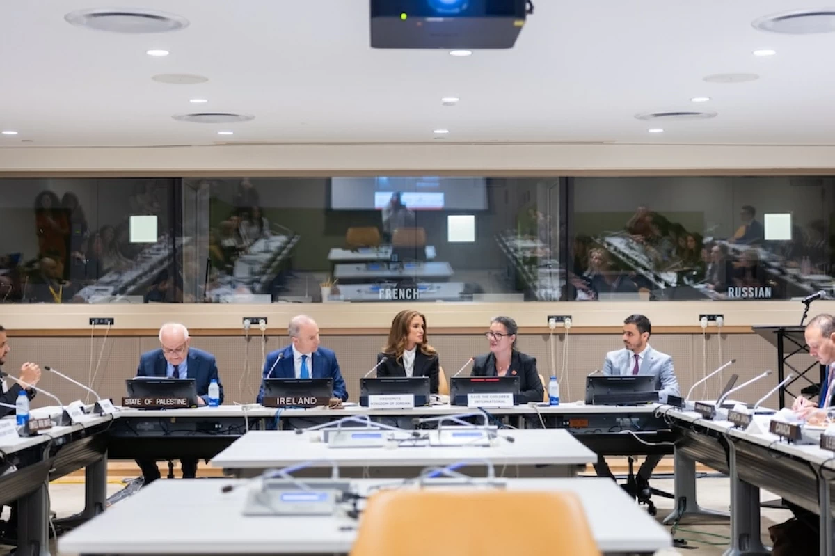 Queen Rania denounces Israeli military detention of Palestinian children at ‘Save the Children’ Event at UN