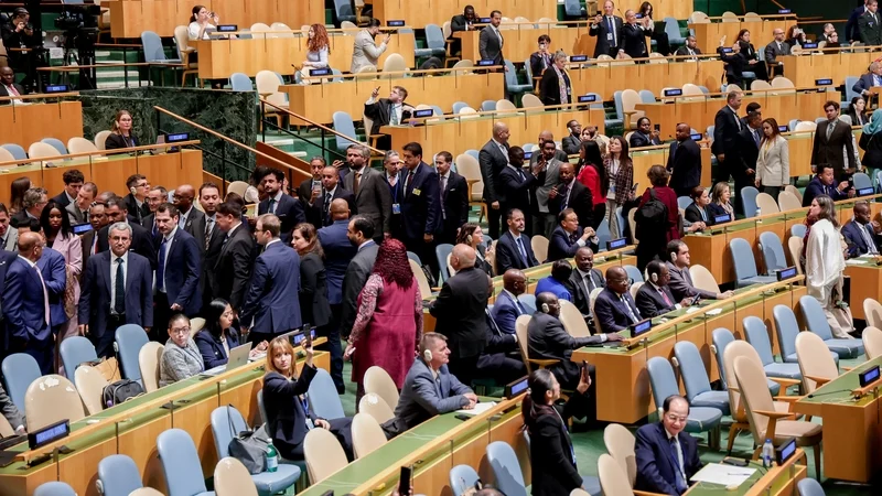 Dozens of envoys at UN walk out of Netanyahu speech