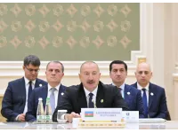 President Aliyev visits Turkmenistan for regional summits, Caspian environmental talks