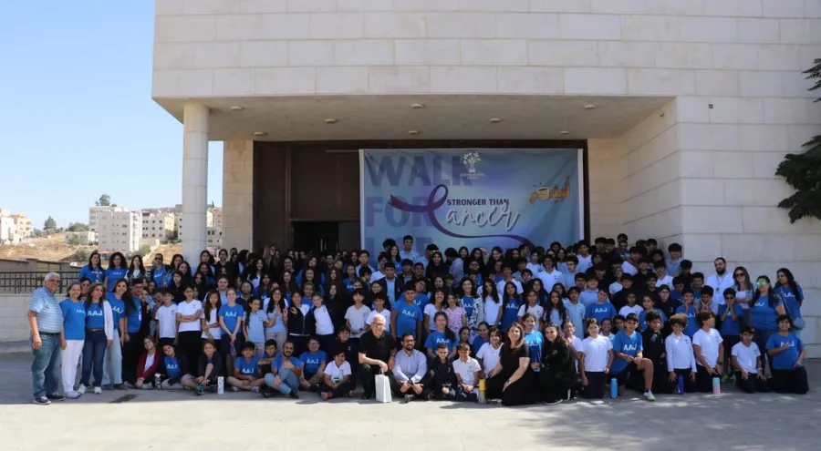 Alliance Academy Jordan supports cancer center and raises awareness