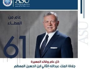 Photo of جامعة العلوم التطبيقية الخاصة تهنئ الملك بعيد ميلاده