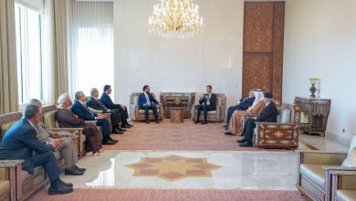 Photo of الرئيس السوري يلتقي عدداً من رؤساء البرلمانات العربية