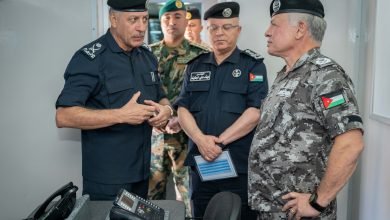 Photo of King visits Gendarmerie Forces headquarters