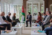 Photo of Crown Prince meets Jordanian business leaders working in technology in Washington, DC