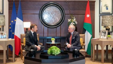 Photo of King ,President Macron discuss regional developments