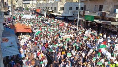 Photo of Jordanians rally in support of Palestinians amid Israeli attacks