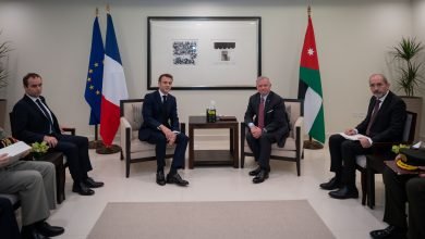 Photo of King receives French president, says world must push for immediate Gaza ceasefire