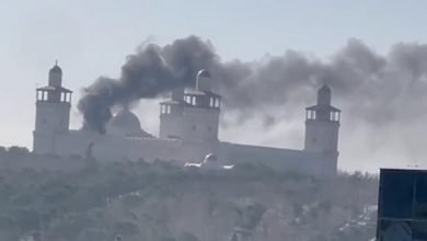 Photo of Smoke from King Hussein Mosque due to maintenance, not fire, source says