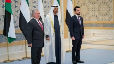 Photo of King receives UAE president in Amman